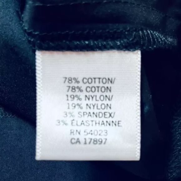 NWT Banana Republic Strapless Dress Women's 8 Back Slit Cotton Blend Black - Picture 5 of 11